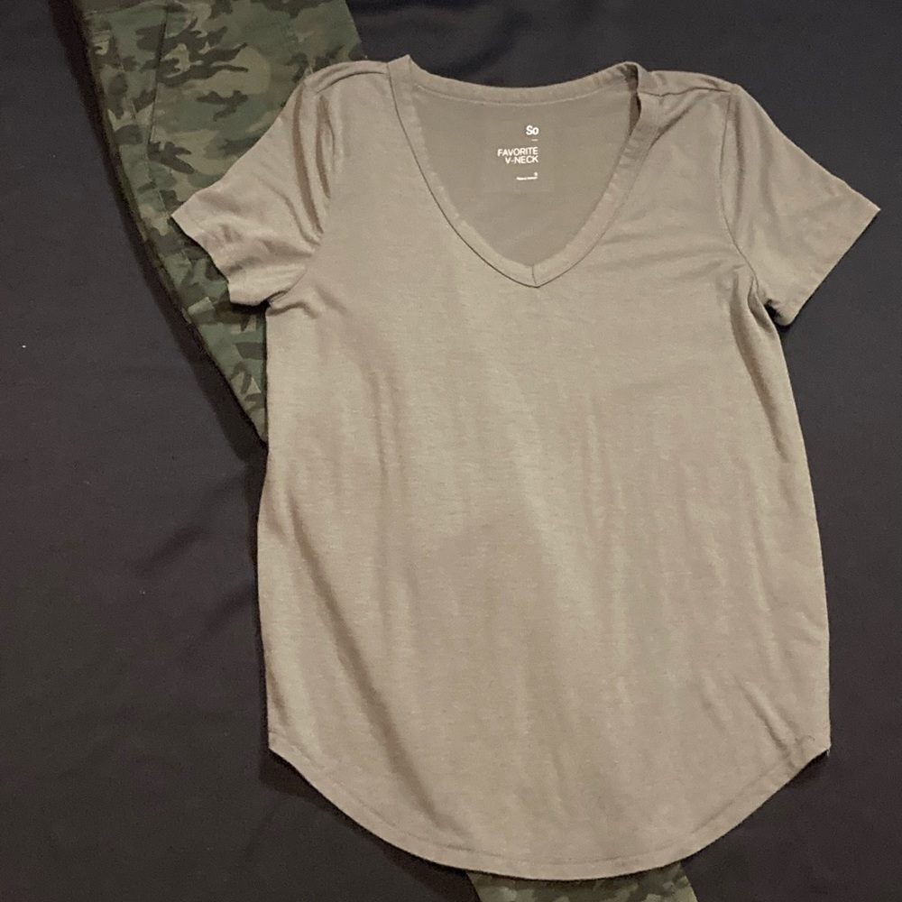 Woman’s Camo outfit Pants are size Lg Top is size Medium